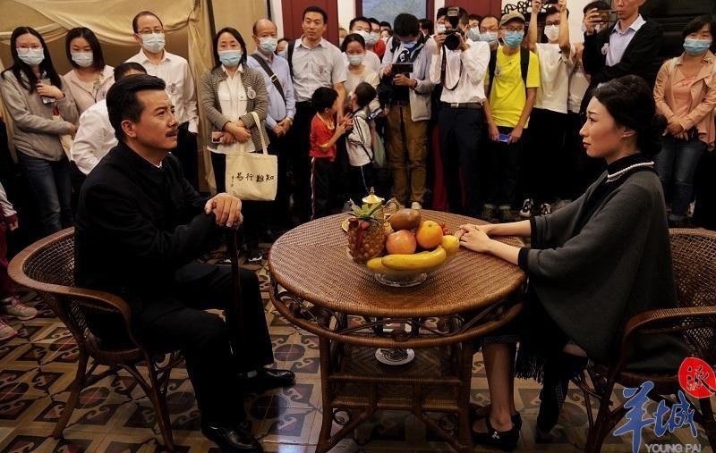 入夜,大元帅府里“枪声大作”原来是“携手1924”再现式历史实景剧首演