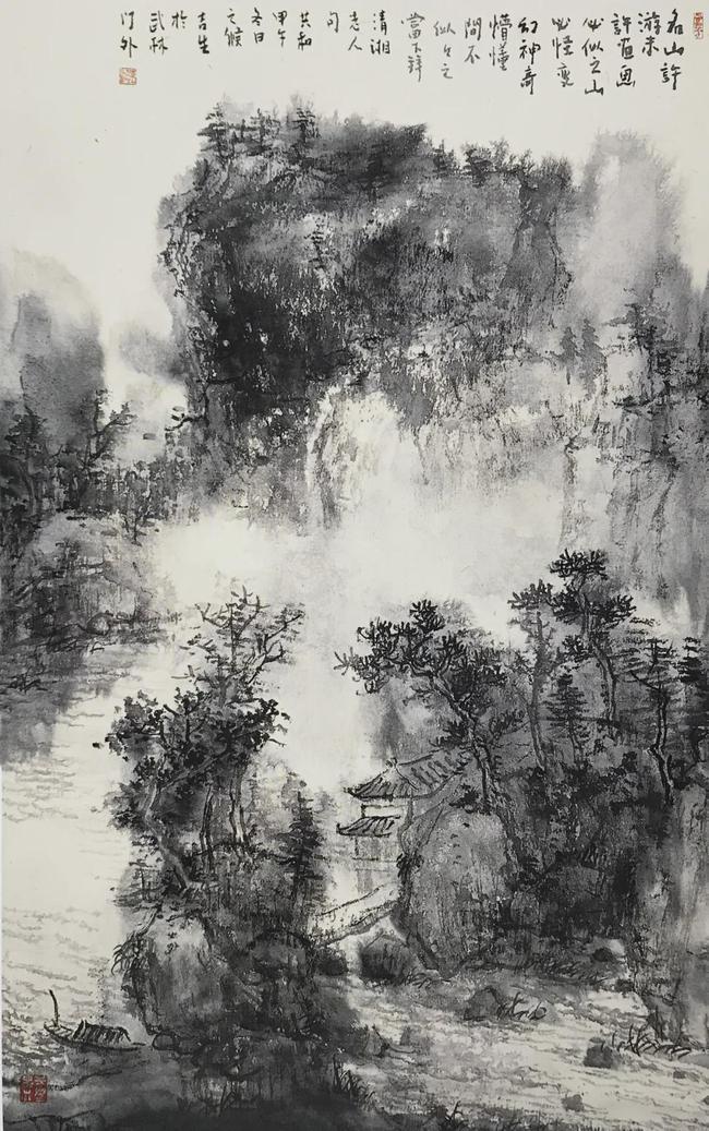 陈吉生@烟云供养好江南——陈吉生山水画艺术品鉴