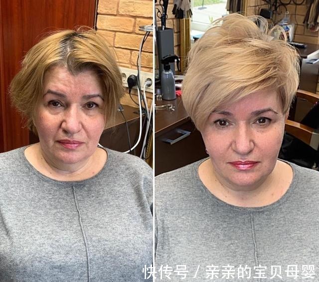 齐肩 换发型就像换脸,中年大姐也能大不同,你看美不美