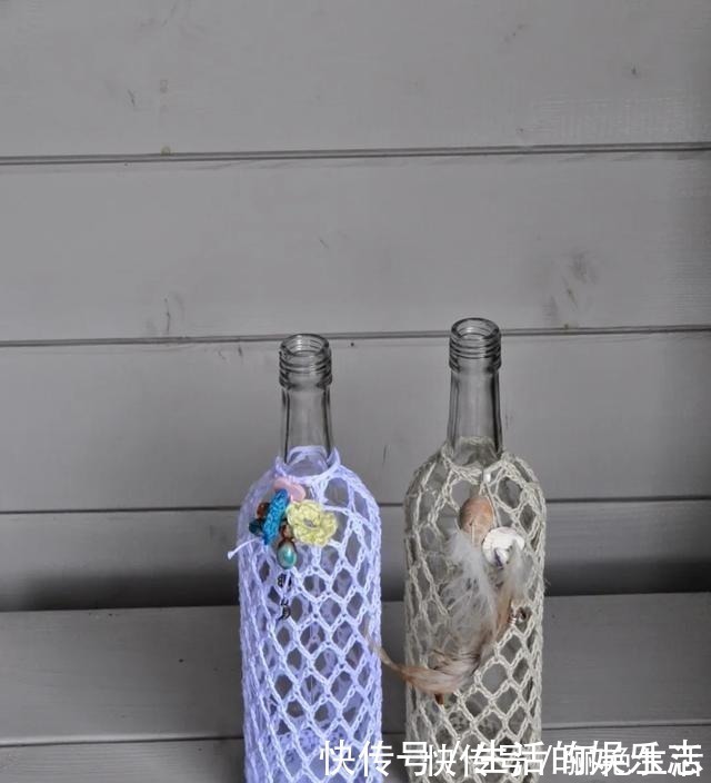 变废为宝|给普通的废旧玻璃瓶穿件衣服，颜值翻番！DIY变废为宝手工制作！
