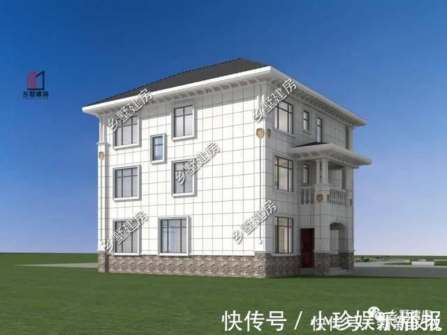 主卧|有块180平的地就不要浪费了，这栋三层别墅完胜其他农村自建房