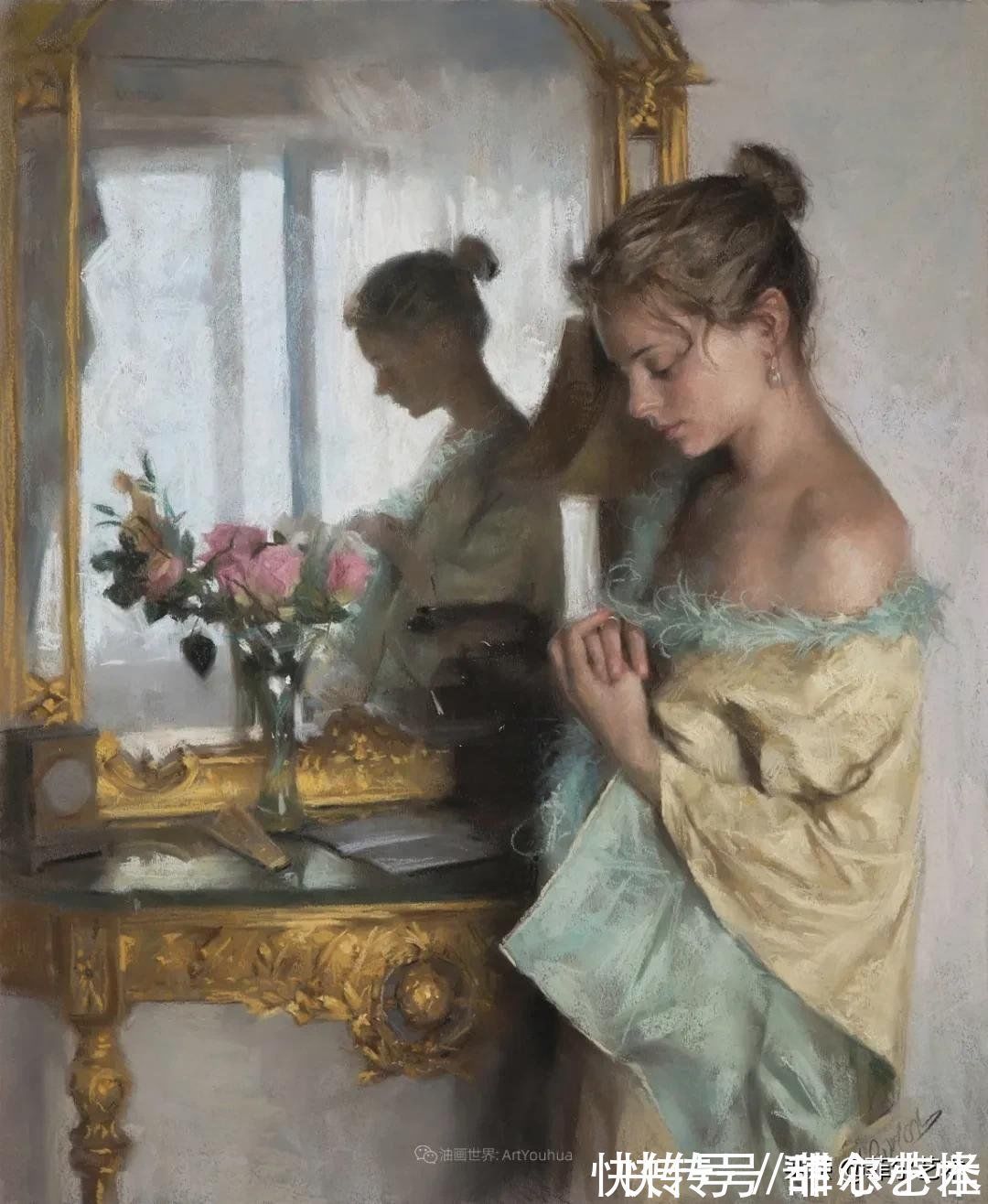 罗梅罗!婀娜多姿,美丽动人~西班牙画家维森特·罗梅罗·雷东多油画欣赏