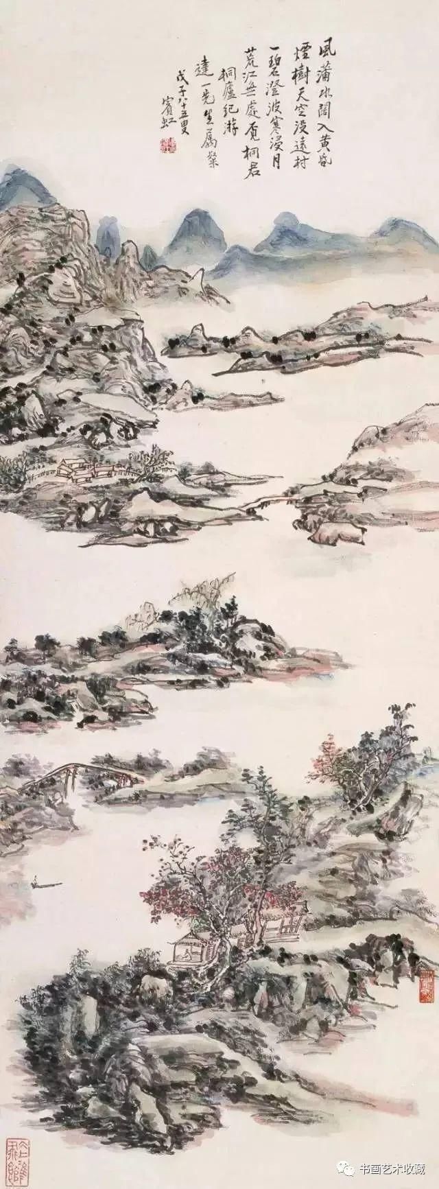 山水画#名家 黄宾虹最美的山水画60幅，浑厚华滋，意境深邃，赏心悦目！