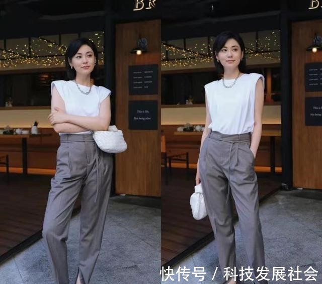 版型 40岁女人穿衣要显“气质”，极简穿搭高级大气，简单好学还舒适！