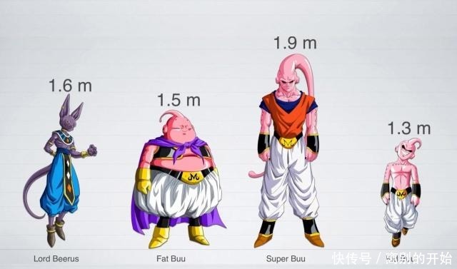 角色|龙珠角色身高大揭秘,贝吉塔很尴尬,孙悟空既是最高又是最矮!