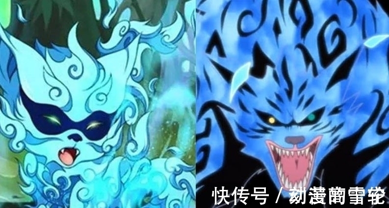 尾兽|火影忍者:九只尾兽小时候和现在对比,你最想养哪一只?