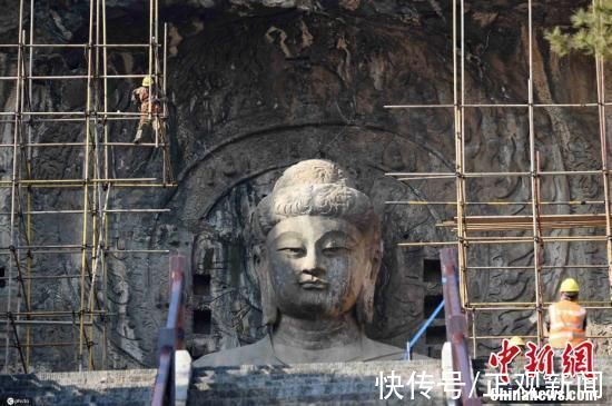 奉先寺@时隔50年，洛阳龙门石窟奉先寺再启大型保护工程