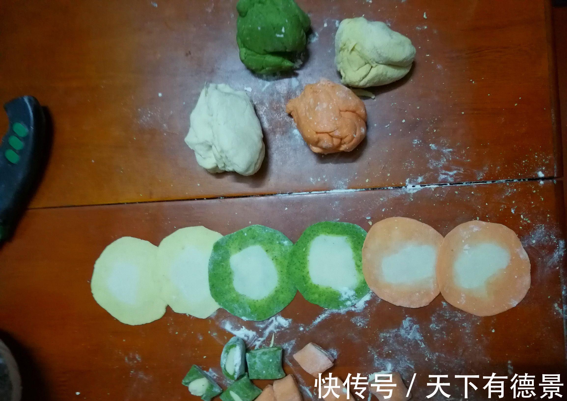 冬病夏治|第一次学包白玉彩饺，虽然忙活了半天，见家人吃得这么开心很满足