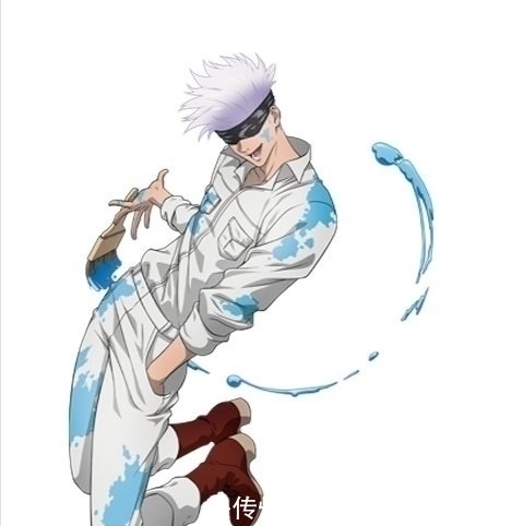 刷子|咒术回战刷漆,虎杖刷得好开心,五条悟老师的头发可以直接当刷子