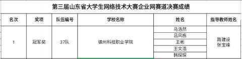 网络|山东省大学生网络技术大赛落下帷幕德科夺得企业网赛道冠军