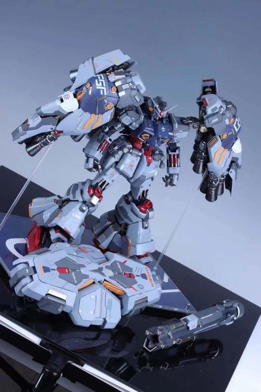 模玩|模玩控:老衲作品gs改件gp02高达模型