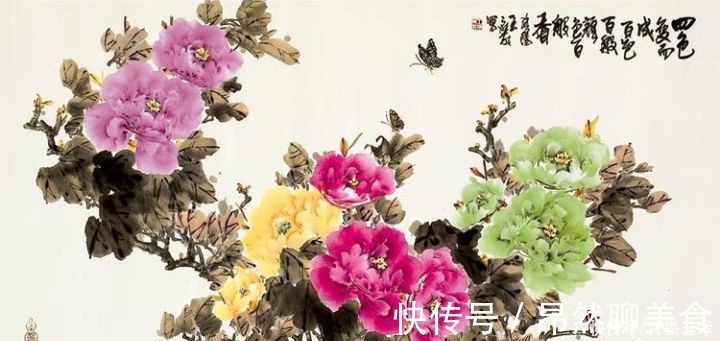 小写意@唯有牡丹真国色！小写意牡丹画150幅，美醉了