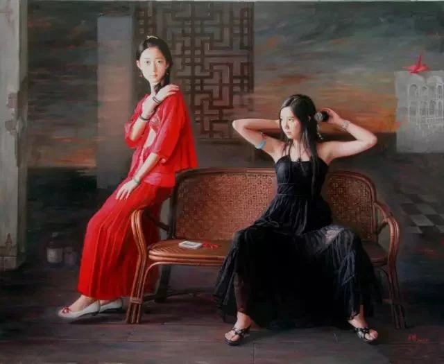 美女画家笔下的女孩 美女画家笔下的女孩