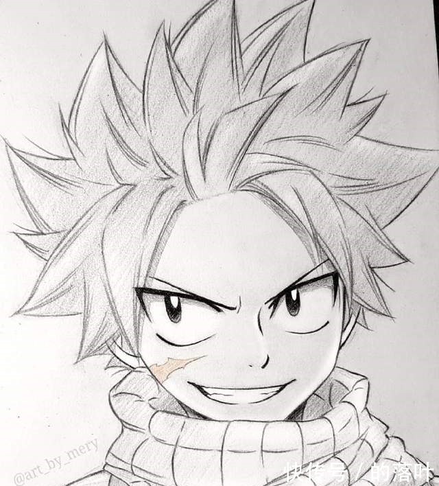 黑白色|画师大佬热衷黑白手绘,只在眼睛处涂颜色,却让动漫角色活了过来