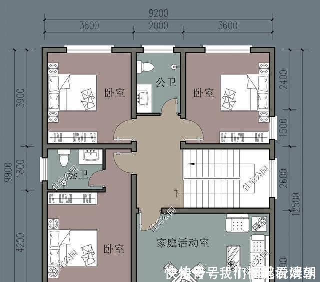 来平|宅基地占地100来平,农村建房就看这3套户型,省钱实用