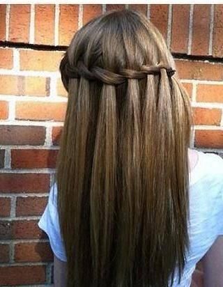 女生花式公主瀑布辫编发，一个人也编，无需求人