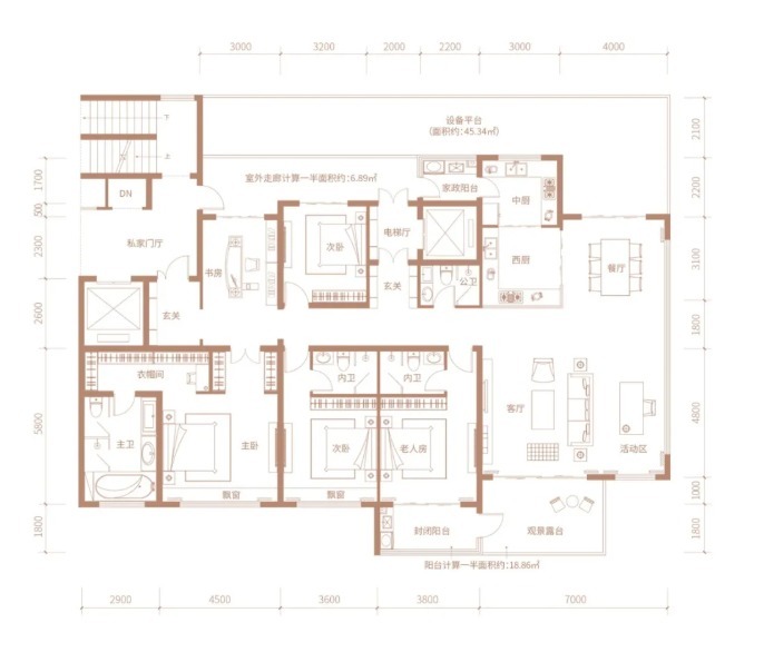 平层|和盈观海户型怎么样?都有多大面积的?