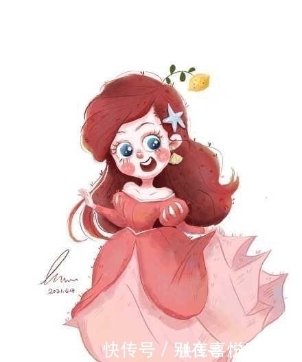 茉莉公主|插画版的迪士尼公主,乐佩公主粉嫩可爱,茉莉公主气质优雅
