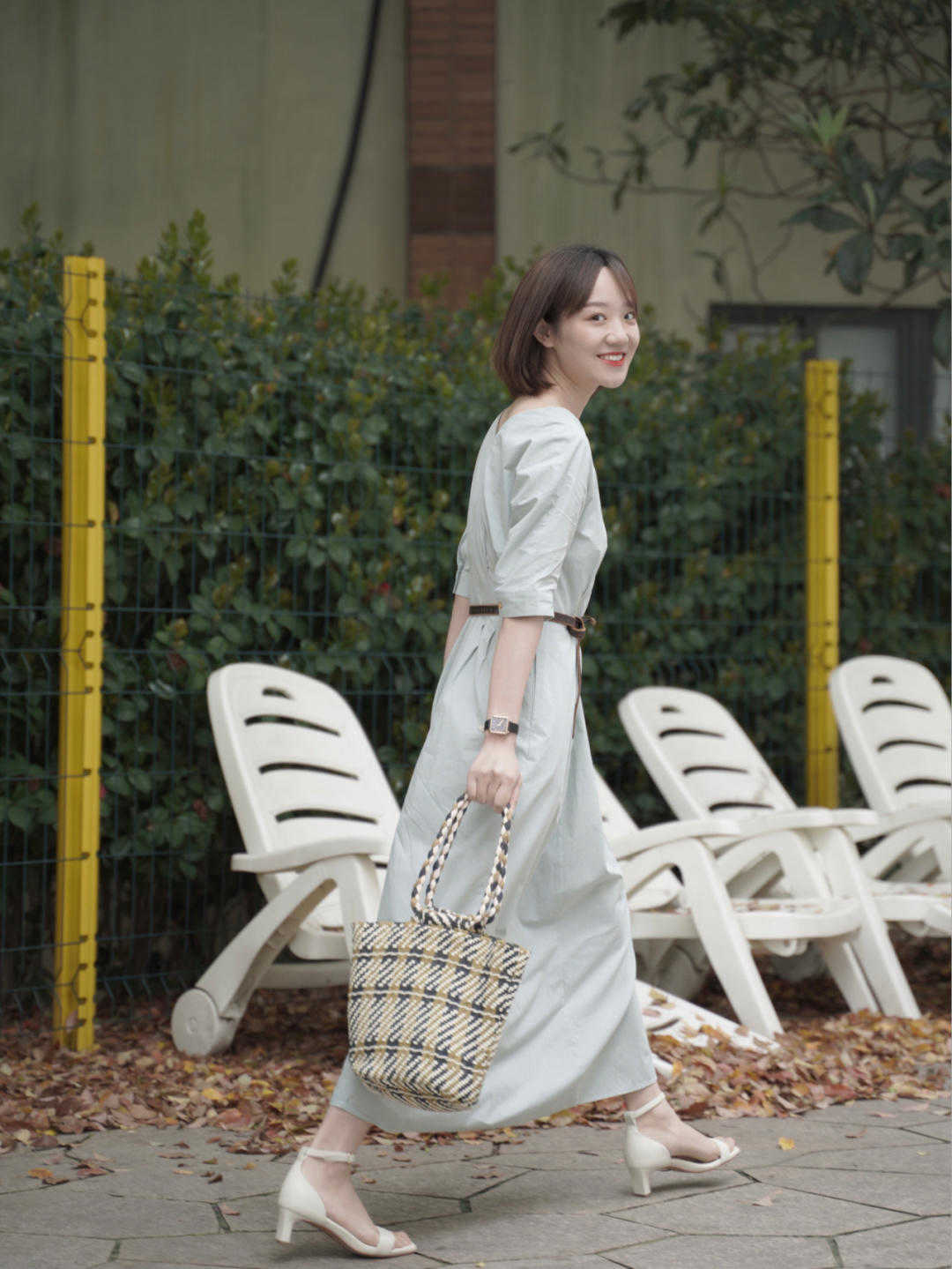 t恤|谁说小个子没气质?只有155身高,长裙也是标配显高,还显瘦