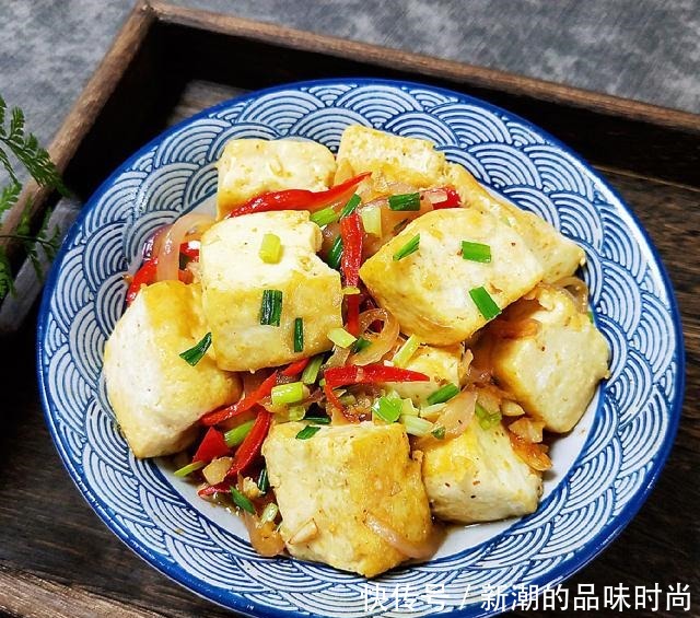 椒盐豆腐,咸香下饭,给肉都不换!