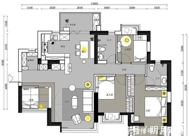 开放格|一家四口110㎡，入户花园改成榻榻米，全屋打满收纳柜，很实用！