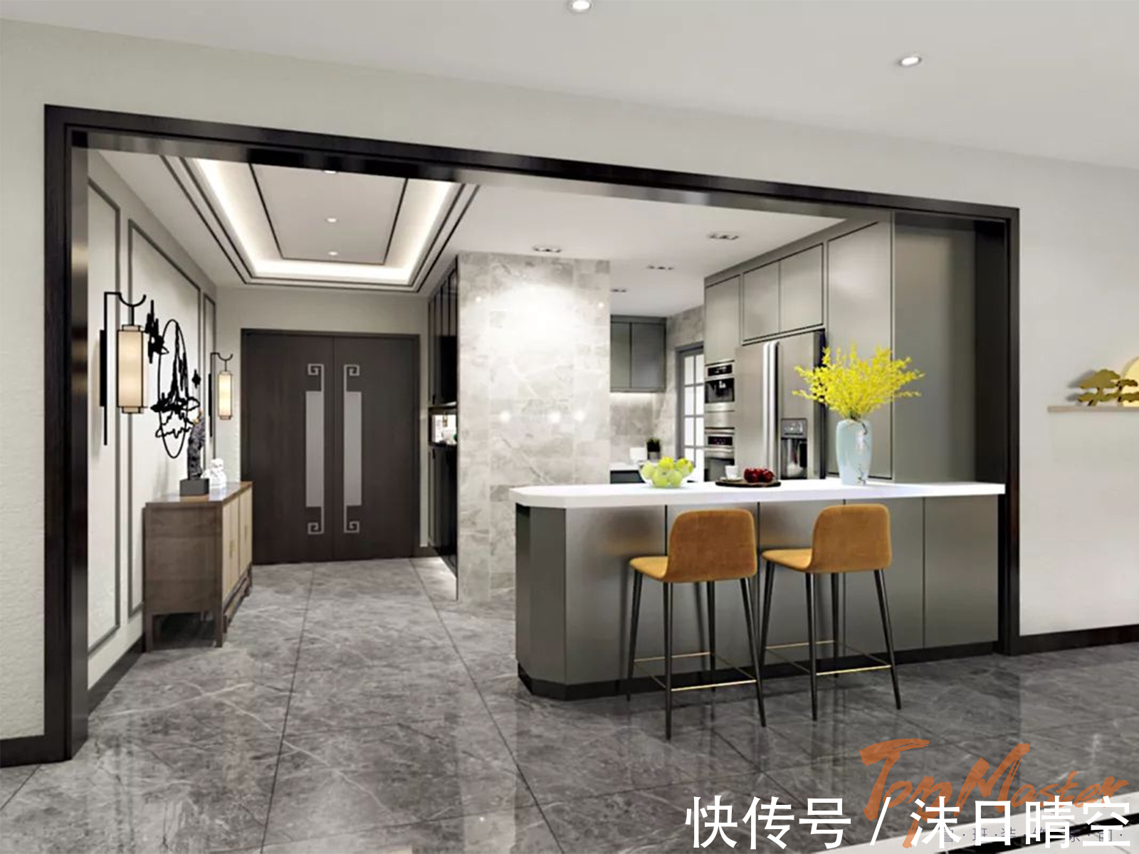 装饰|【鲁班装饰】七彩云南238㎡新中式风格,传统的中式韵味