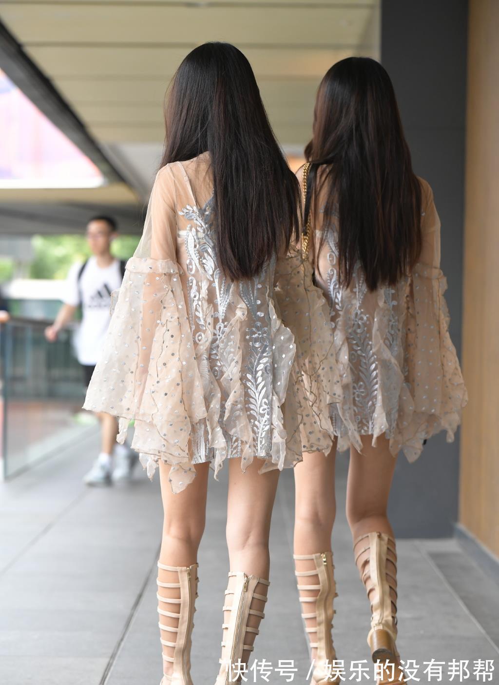 仙女裙|双胞胎姐妹的“仙女裙”，不仅造型清爽，还十分个性！