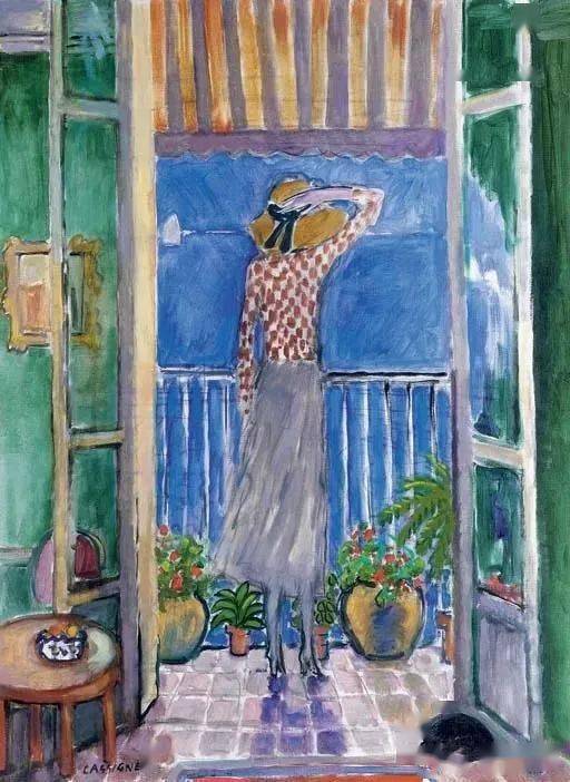 野兽主义#皮埃尔·卡西尼尔:领略野兽主义奔放节奏和表现主义浓烈意蕴油画作品