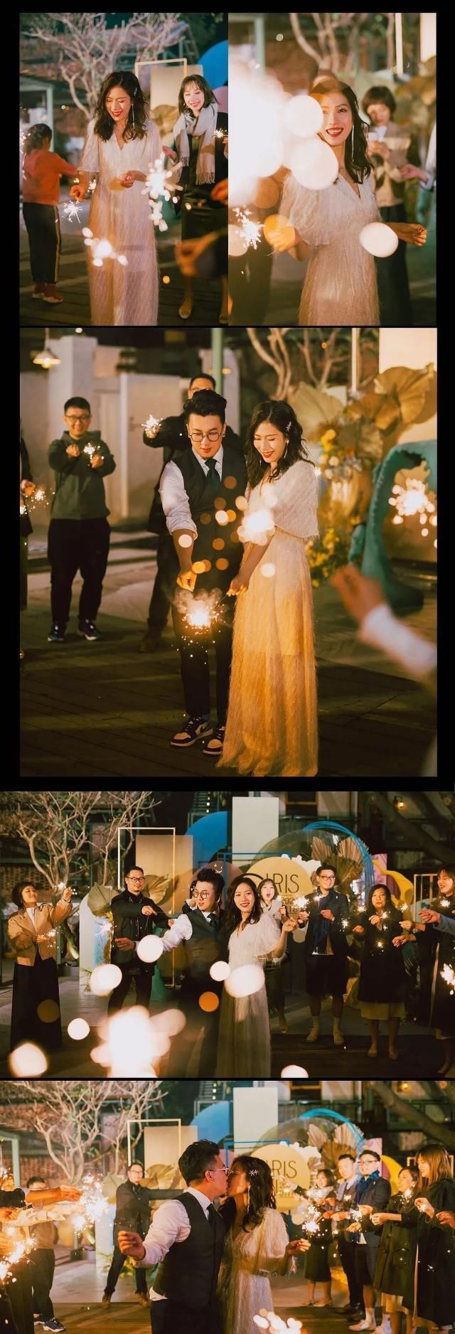 见到|当见到你时,整个世界都是爱情的颜色,彩色户外婚礼