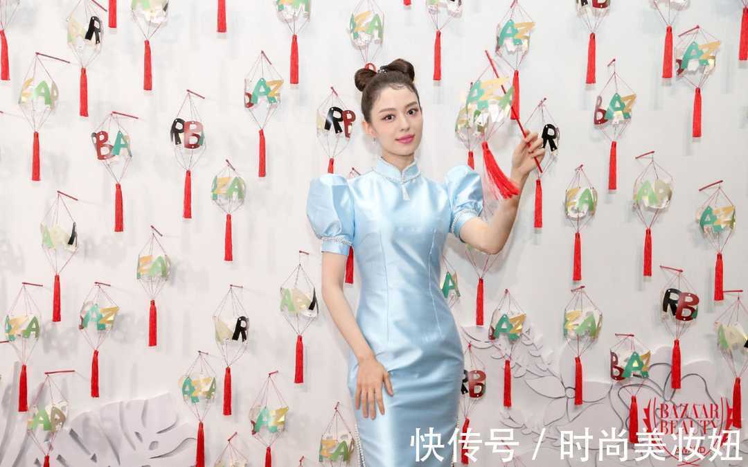 连衣裙|吉娜不愧是“中国媳妇”,穿旗袍连衣裙高贵优雅,郎朗太有福了