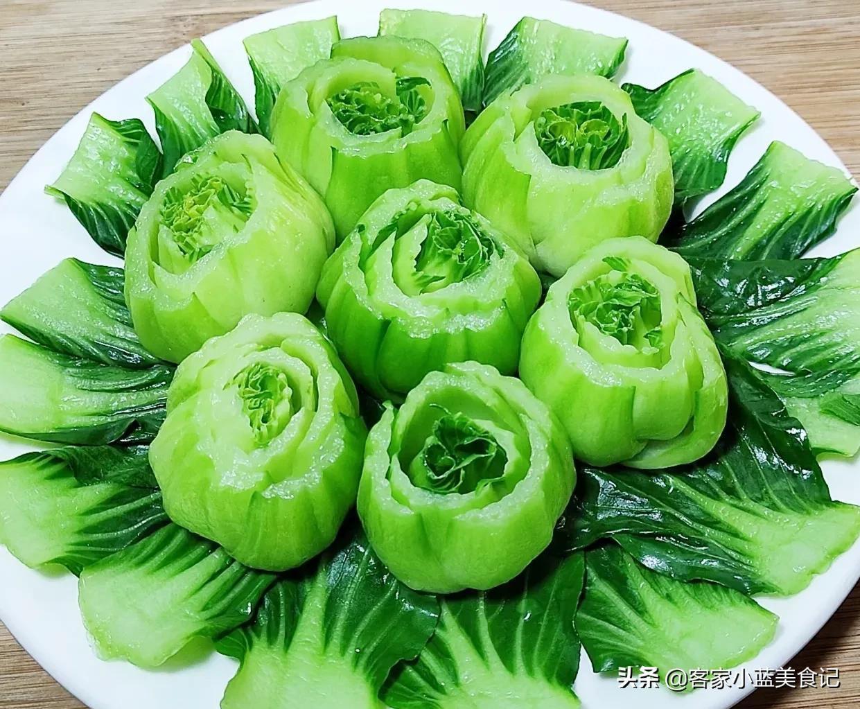  上海青这创意做法，是我待客必做的压轴菜