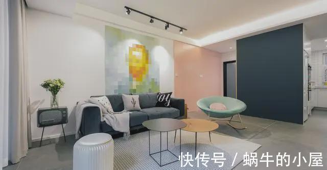 餐厅|还是第一次见,用纯色来划分新房区域,这也太好看了吧,长见识了