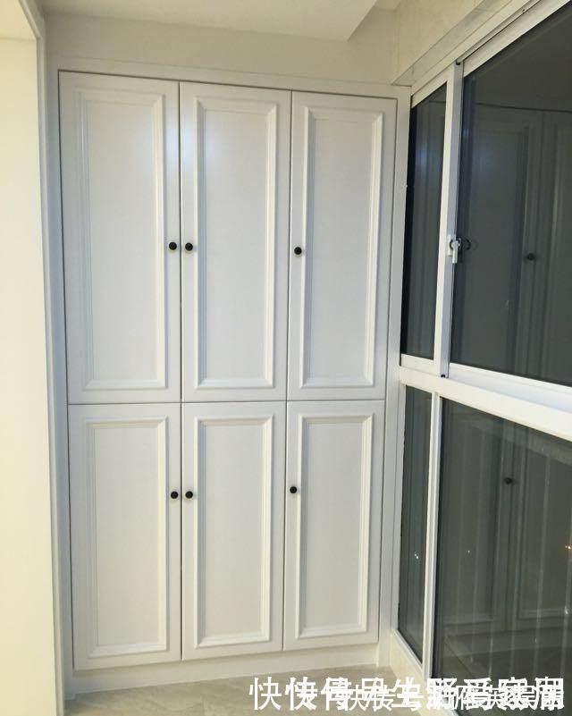 储物柜|晒晒我的新家,刚装好就等搬家具入住了,满意阳台整墙的大柜子