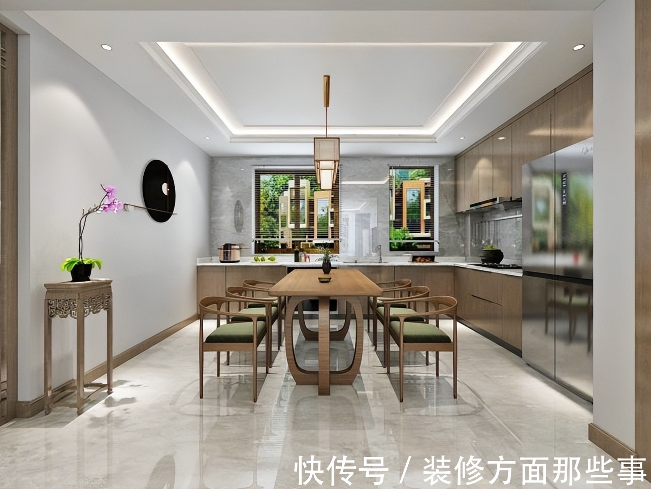 中式|130平现代中式三居室,整个空间呈现一种有意境的美感