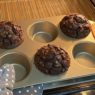 巧克力爆头玛芬蛋糕