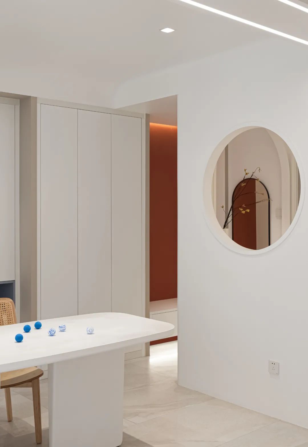 定制柜|120㎡现代简约,极简硬装也高档,玄关设计全场最亮