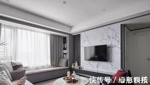 暖暖的味道|110㎡轻奢两居,高级灰+烟粉,个性独特的品质感让人惊艳!