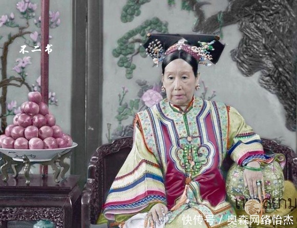 老照片|上色老照片:镜头下真实的慈禧太后,美人迟暮之时的模样