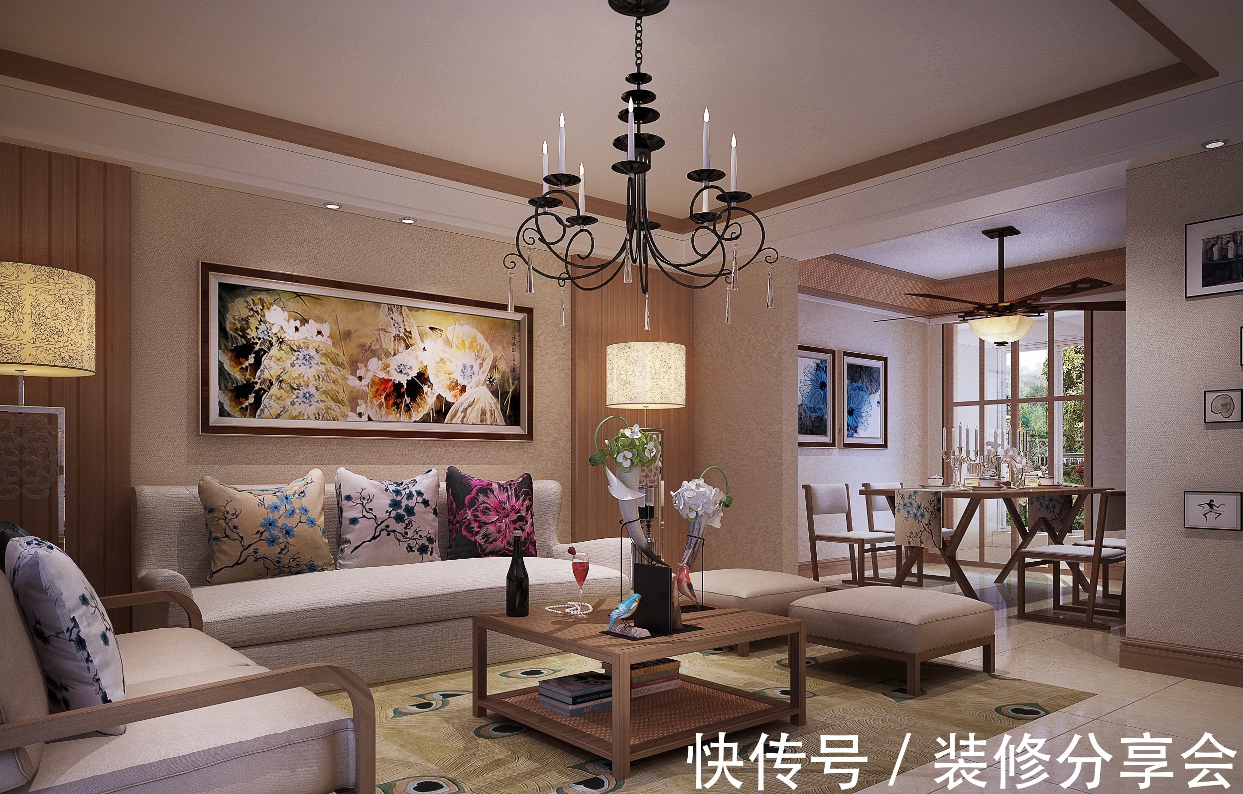 完工|曲靖金城佳园装修轻奢风格完工效果图