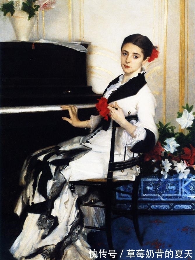 画家#绘画风格成为绘画软件定制画刷,他就是萨金特,一位现实主义画家