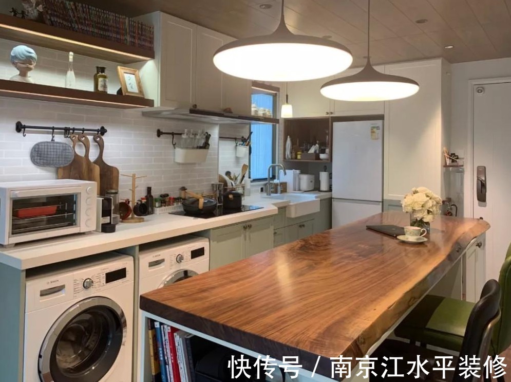 小户型|南京小户型厨房的收纳，怎么收纳不凌乱，物品一目了然