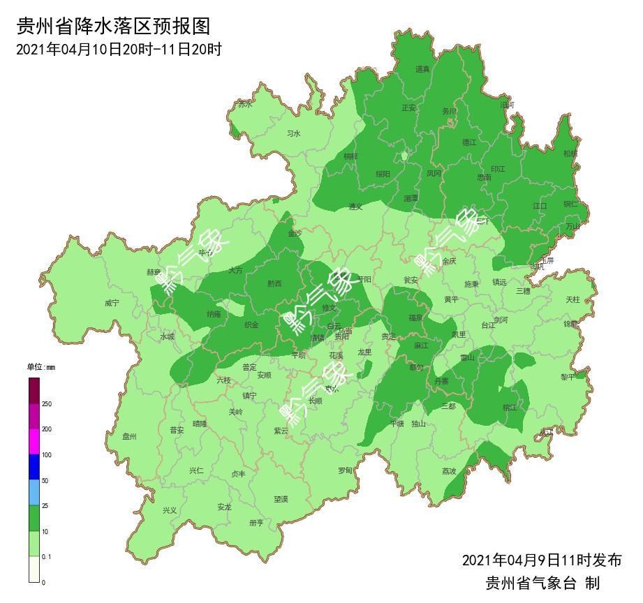 近期贵州雨水频繁，这些地区不宜晨练