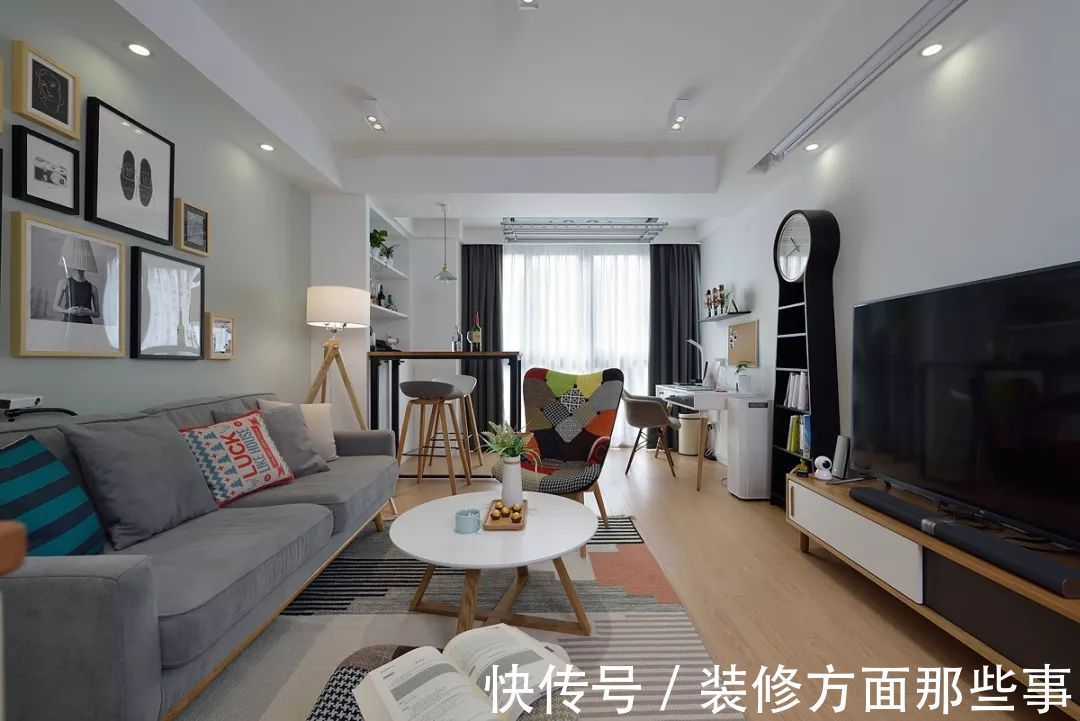 小户型|75平米北欧风小户型,清新加温馨小家就是这样啦