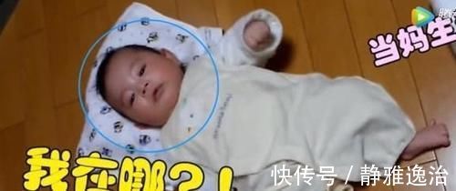 蛤蟆功|3个月大的宝宝在地板上睡觉,接下来的画面,爸妈都乐翻了