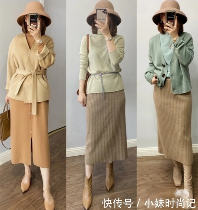 40岁秋冬温柔色穿搭借鉴，知性优雅质感满满，还特别显年轻