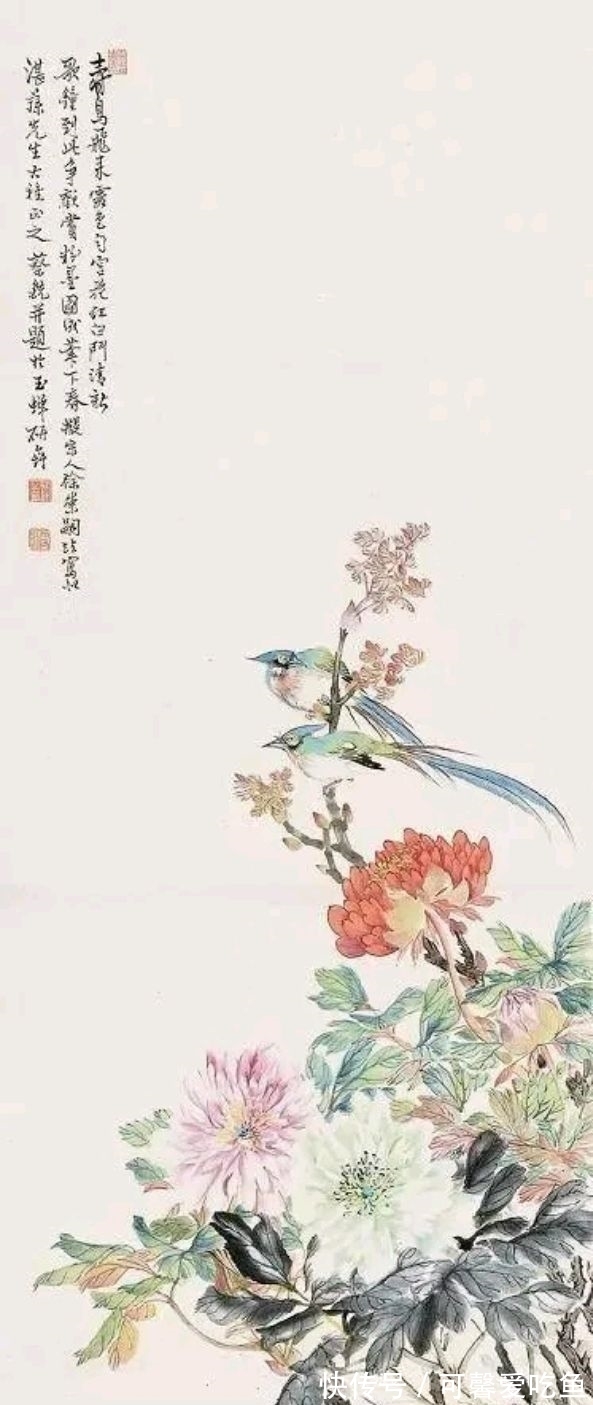 蔡震渊!一位不大“出名”的现代国画家|蔡震渊花鸟画