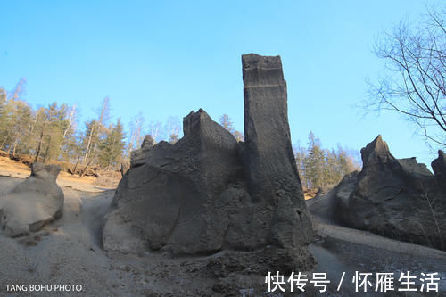 峡谷|长白山脚下有一个火山峡谷，浮石林被风吹成奇特景观，让人向往