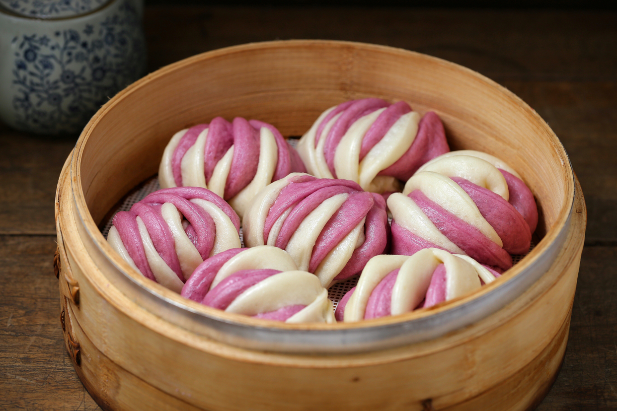 无需任何技巧就能做出双色花卷,层次分明、暄软香甜,漂亮极了!