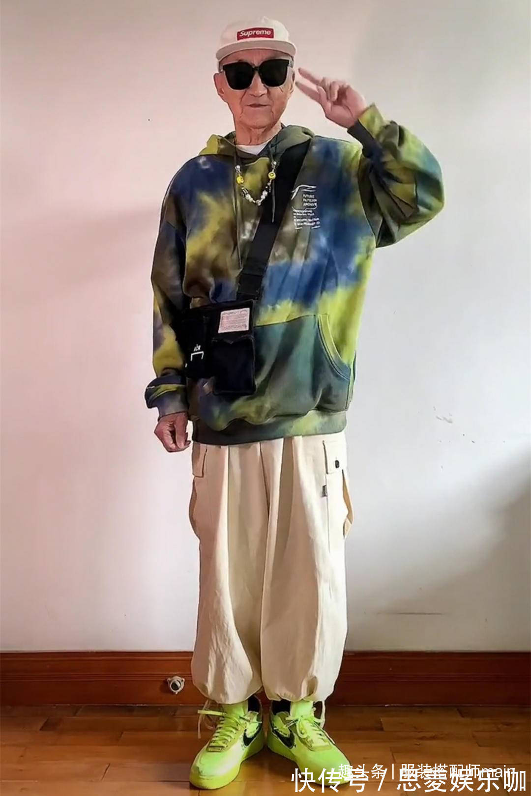 街拍 83岁退休爷爷成穿搭博主，凭借时髦衣品，活出自己最帅的样子