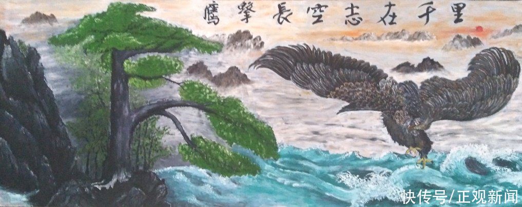 对话南大保洁员“画家”：学生为我办画展很意外，10年画200幅作品